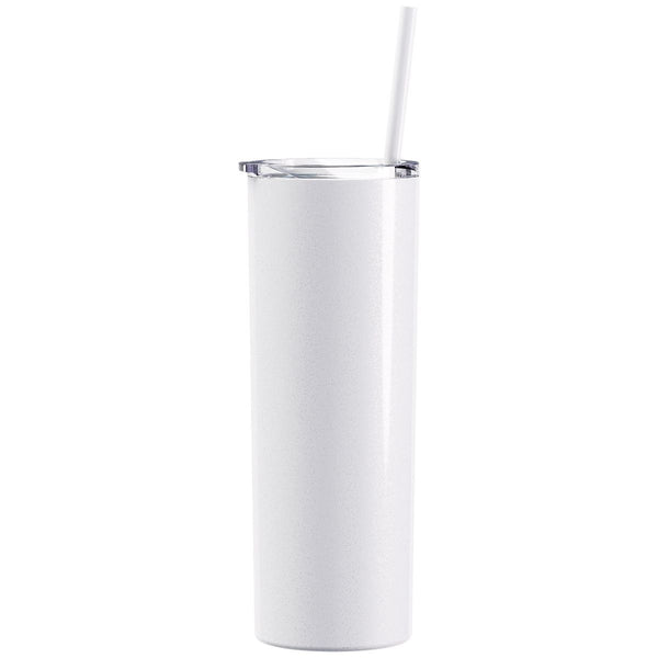 Custom Metal Skinny Tumblers with Straw